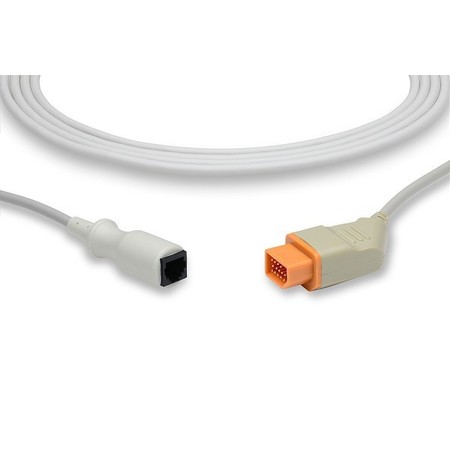 CABLES & SENSORS Nihon Kohden Compatible IBP Adapter Cable - Medex Abbott Connector IC-NK2-MX0